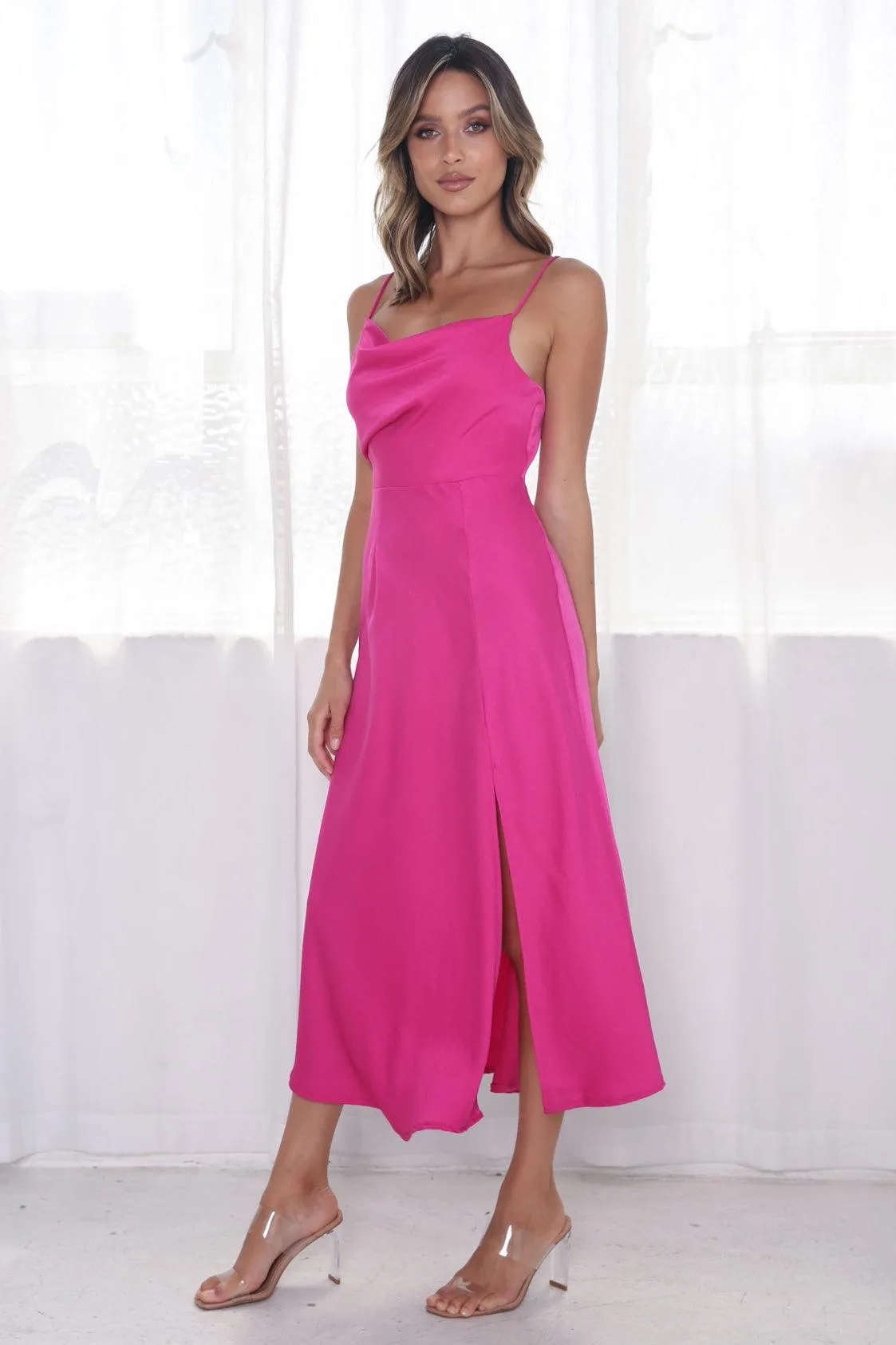 Tiana Dress - Fuchsia