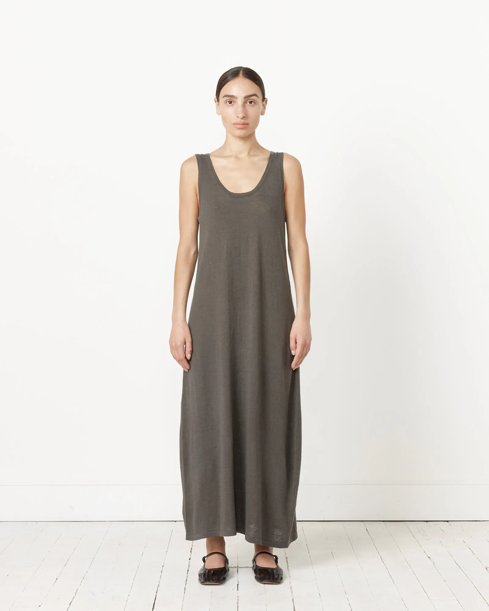 U Tank Dress in Coal